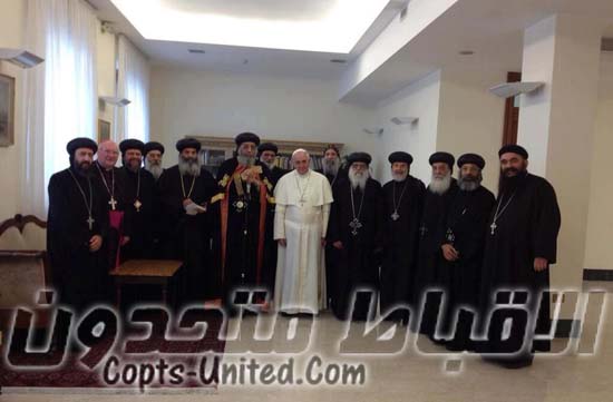 Pope Tawadros returns tomorrow to Egypt